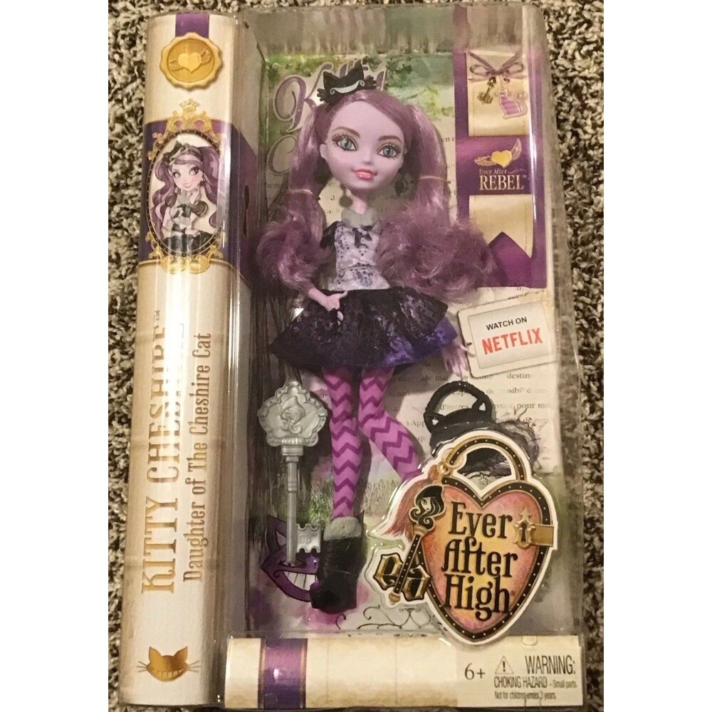 Ever After High Kitty Cheshire Doll Daughter of Cheshire Cat 2014 Mattel NRFB
